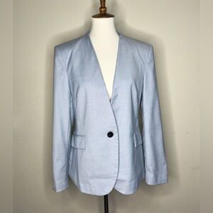 Zara Soft Blue Women's Blazer NWT SIZE 8